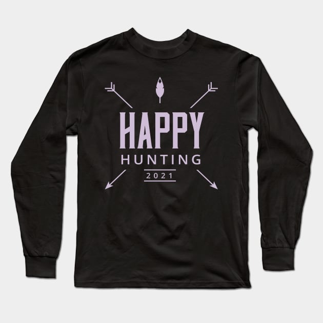 Happy Hunting Long Sleeve T-Shirt by Joker & Angel